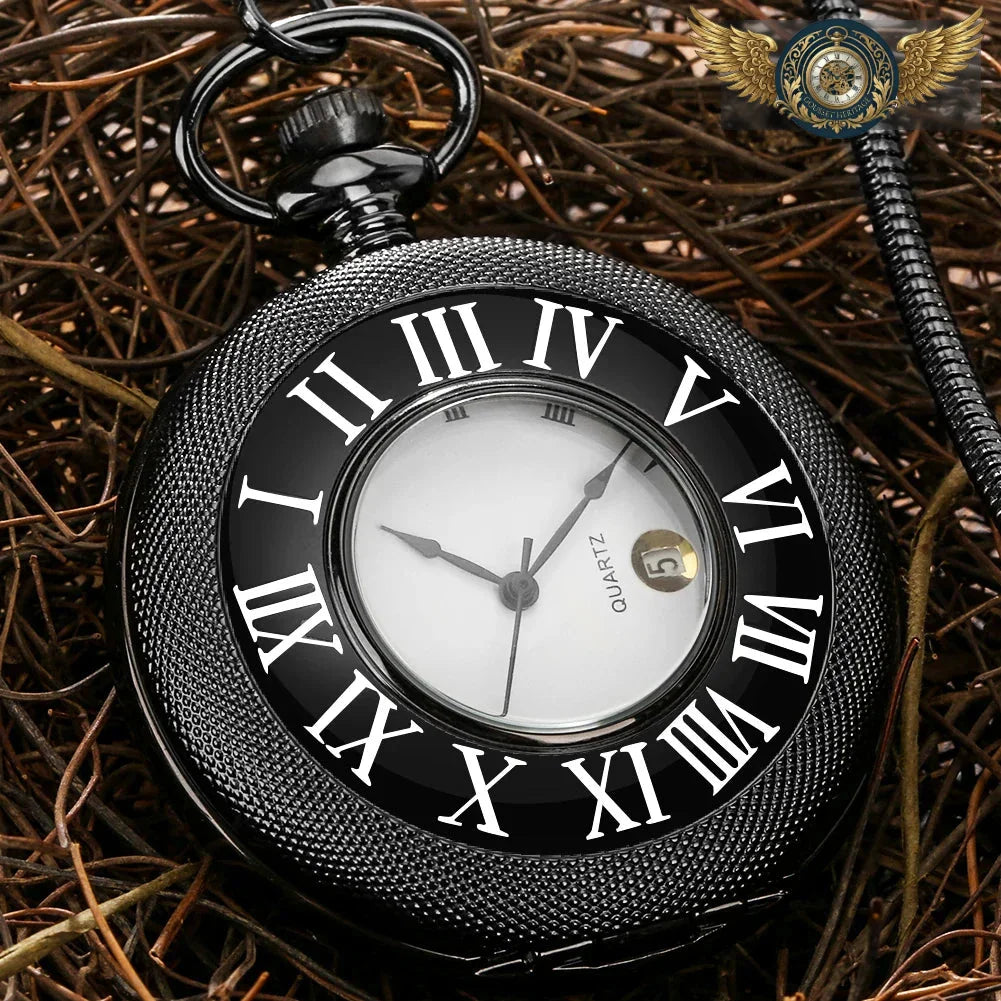 L'Aristocrate - Montre Gousset Chasseur Quartz Chiffres Romains - Vue 7 - Gousset-heritage