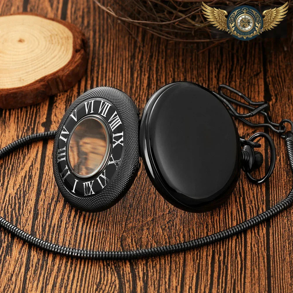 L'Aristocrate - Montre Gousset Chasseur Quartz Chiffres Romains - Vue 9 - Gousset-heritage