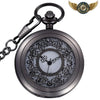L'Aristocrate - Montre Gousset Demi-Chasseur à Filigrane Floral - Noir - Gousset-heritage