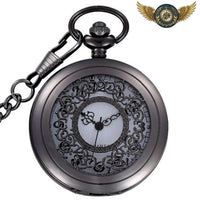 L'Aristocrate - Montre Gousset Demi-Chasseur à Filigrane Floral - Gousset-heritage