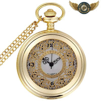L'Aristocrate - Montre Gousset Demi-Chasseur à Filigrane Floral - modèle Or - Gousset-heritage