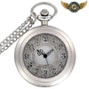 L'Aristocrate - Montre Gousset Demi-Chasseur à Filigrane Floral - Argent - Gousset-heritage