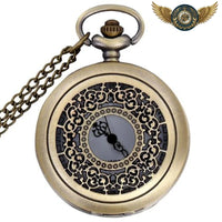 L'Aristocrate - Montre Gousset Demi-Chasseur à Filigrane Floral - modèle Bronze - Gousset-heritage