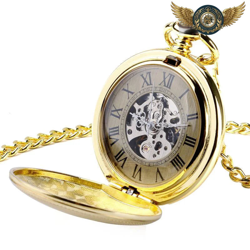 L'Aristocrate - Montre Gousset Mécanique Or Double Clapet - Vue 3 - Gousset-heritage
