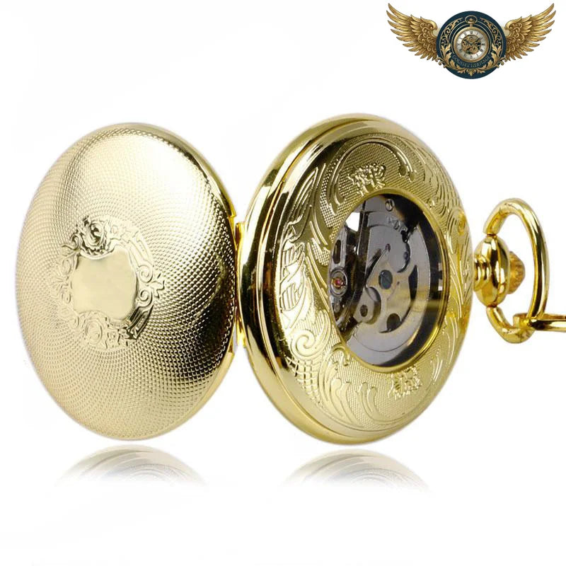 L'Aristocrate - Montre Gousset Mécanique Or Double Clapet - Vue 4 - Gousset-heritage