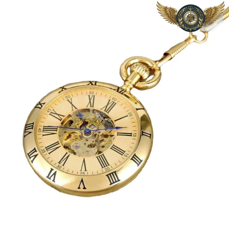 L'Aristocrate - Montre Gousset Open-Heart Automatique Dorée - Vue 2 - Gousset-heritage