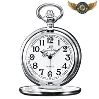 L'Aristocrate - Montre Gousset Savonnette Quartz Classique - modèle Argent - Gousset-heritage