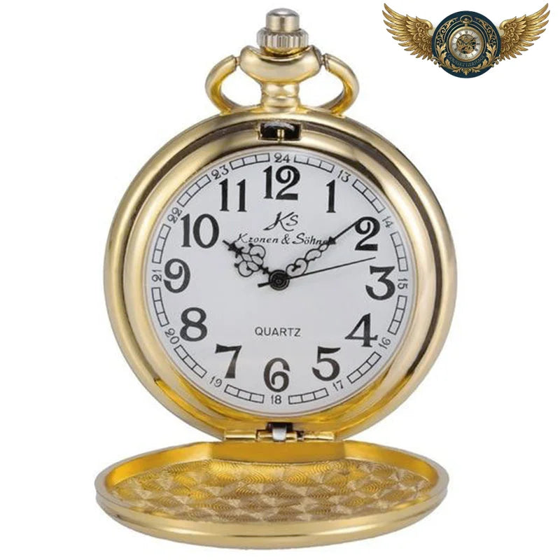 L'Aristocrate - Montre Gousset Savonnette Quartz Classique - Or - Gousset-heritage