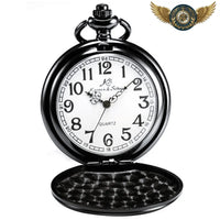 L'Aristocrate - Montre Gousset Savonnette Quartz Classique - modèle Noir - Gousset-heritage