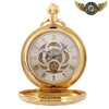 L'Aristocrate - Montre Gousset Squelette Automatique Dorée - Vue 2 - Gousset-heritage