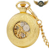 L'Aristocrate - Montre Gousset Squelette Mécanique Or & Gravures - Vue 2 - Gousset-heritage