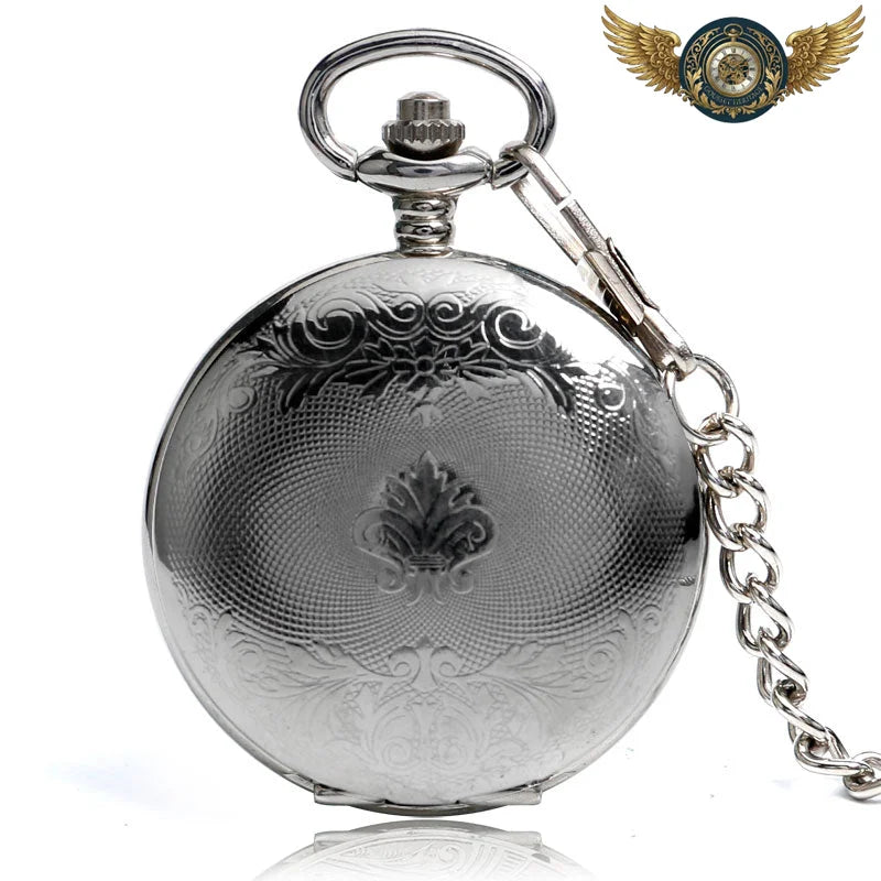L'Aristocrate | Montre Gousset Double Chasseur Squelette Mécanique - Vue 3 - Gousset-heritage
