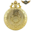 L'Armoirie Régence - Montre Gousset Savonnette Dorée Quartz - Chaine 30 CM - Gousset-heritage