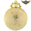 L'Armoirie Régence - Montre Gousset Savonnette Dorée Quartz - Collier 80 CM - Gousset-heritage