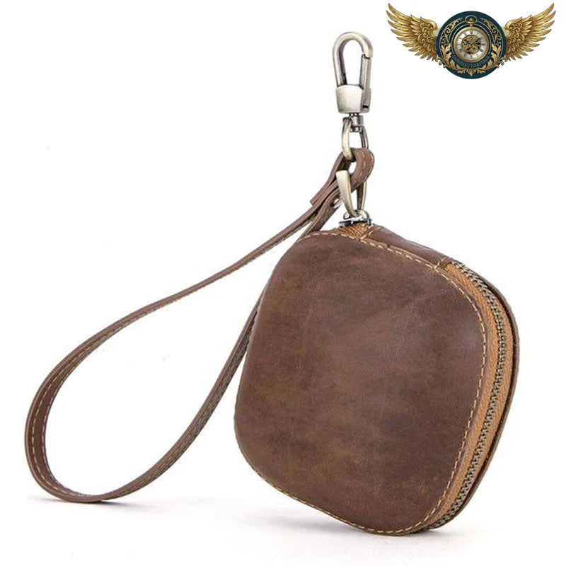 L'Armure Urbaine - Étui de Voyage pour Montre de Poche Cuir PU - Marron - Gousset-heritage