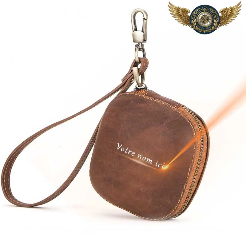 L'Armure Urbaine - Étui de Voyage pour Montre de Poche Cuir PU - Vue 5 - Gousset-heritage