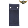 L'Armure du Gentleman - Écrin de Voyage Gousset Cuir Patiné - bleu marine - Gousset-heritage