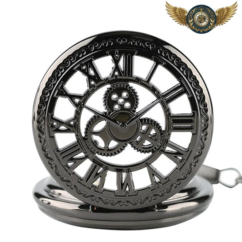 L'Artesian - Montre Gousset Mécanique Squelette Chasseur - Vue 3 - Gousset-heritage