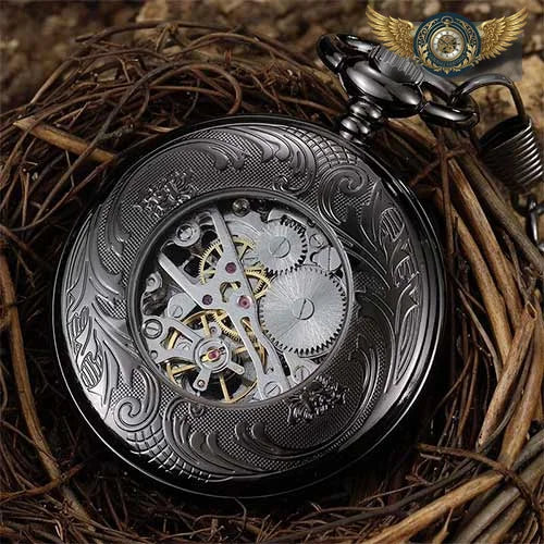 L'Artesian - Montre Gousset Mécanique Squelette Chasseur - Vue 7 - Gousset-heritage