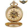 L'Artisan - Montre à Gousset Automatique Dorée Squelette - Vue 3 - Gousset-heritage