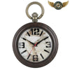 L'Artisanat Bohème - Montre de poche bois & Cadran Marbré Quartz - Vue 1 - Gousset-heritage