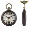 L'Artisanat Bohème - Montre de poche bois & Cadran Marbré Quartz - Vue 3 - Gousset-heritage
