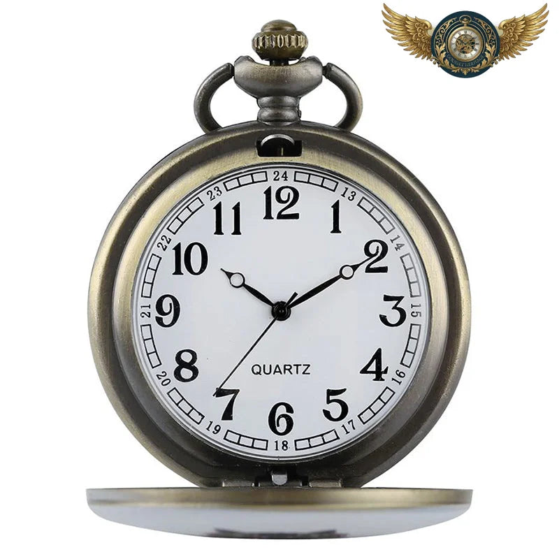 L'Artiste Bohème – Montre Gousset Chasseur Quartz Animalier - Vue 2 - Gousset-heritage