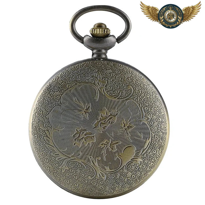 L'Artiste Bohème – Montre Gousset Chasseur Quartz Animalier - Vue 3 - Gousset-heritage