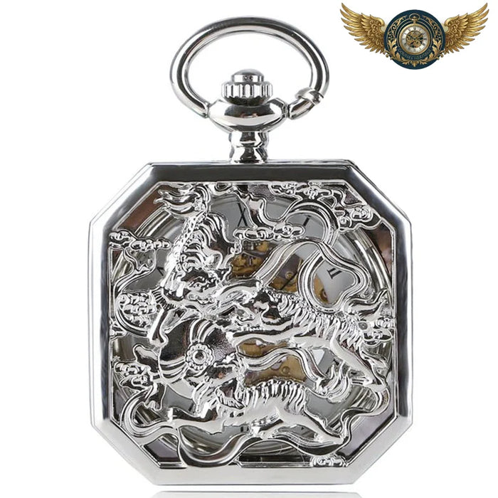 L'Ascension Octogonale - Montre Gousset Mécanique Dragon Squelette - Vue 1 - Gousset-heritage