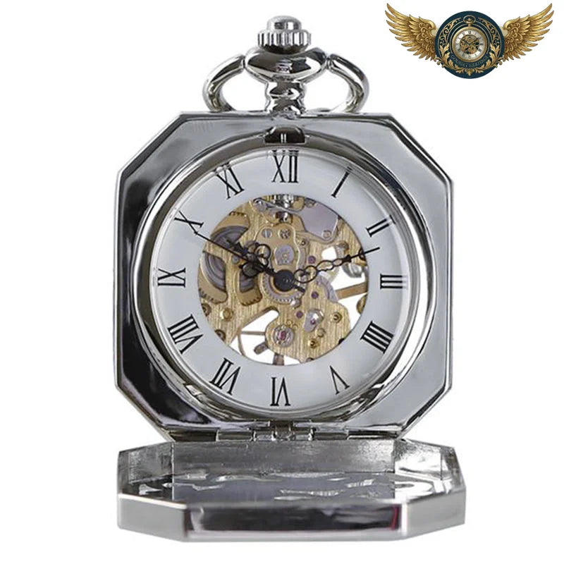 L'Ascension Octogonale - Montre Gousset Mécanique Dragon Squelette