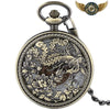 L'Ascension – Montre Gousset Automatique Bronze Gravé Phénix - Vue 1 - Gousset-heritage