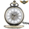 L'Ascension – Montre Gousset Automatique Bronze Gravé Phénix - Vue 2 - Gousset-heritage
