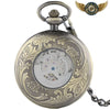 L'Ascension – Montre Gousset Automatique Bronze Gravé Phénix - Vue 3 - Gousset-heritage