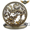L'Ascension – Montre Gousset Automatique Bronze Gravé Phénix - Vue 4 - Gousset-heritage