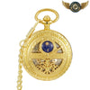 L'Astral – Montre Gousset Mécanique Demi-Chasseur Céleste - Or - Gousset-heritage