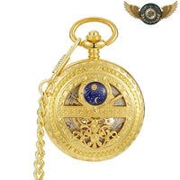 L'Astral – Montre Gousset Mécanique Demi-Chasseur Céleste - modèle Or - Gousset-heritage