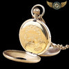 L'Astrale – Montre Gousset Dorée Mécanique | Phase de Lune - Vue 2 - Gousset-heritage
