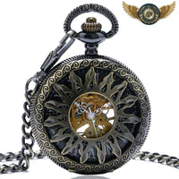 L'Astre Solaire - Montre Gousset Mécanique Squelette Bronze - Gousset-heritage