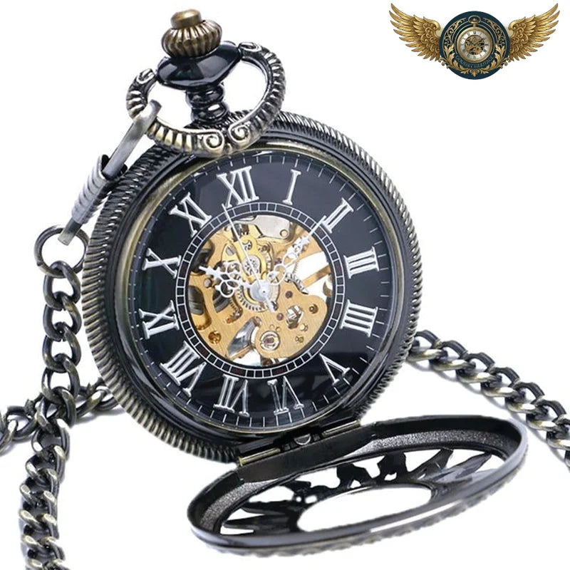 L'Astre Solaire - Montre Gousset Mécanique Squelette Bronze - Vue 2 - Gousset-heritage