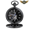 L'Astrolabe - Gousset Mécanique Demi-Savonnette Phases de Lune - Noir - Gousset-heritage