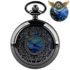L'Astrolabe - Montre Gousset Demi-Chasseur Cadran Céleste Quartz - Noir 1 - Gousset-heritage