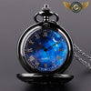 L'Astrolabe - Montre Gousset Demi-Chasseur Cadran Céleste Quartz - Vue 4 - Gousset-heritage