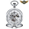L'Atelier Squelette – Montre Gousset Mécanique à Clapet Dandy - Argent - Gousset-heritage