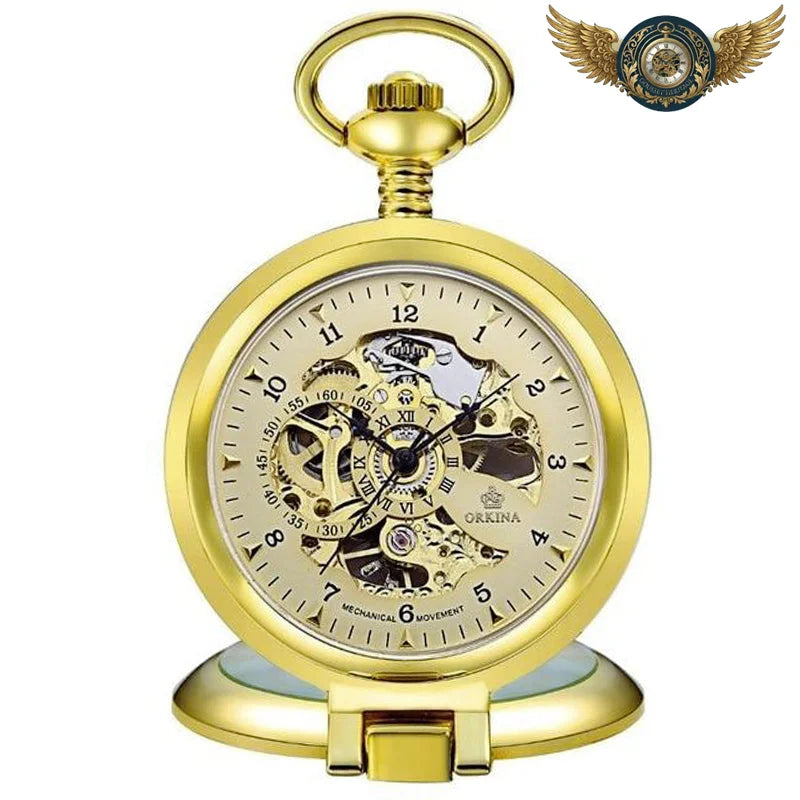 L'Atelier Squelette – Montre Gousset Mécanique à Clapet Dandy