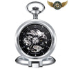 L'Atelier Squelette – Montre Gousset Mécanique à Clapet Dandy - Noir - Gousset-heritage