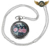 L'Aube Fleurie - Montre Pendentif Quartz 50mm Argenté - Vue 3 - Gousset-heritage