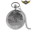 L'Aube Fleurie - Montre Pendentif Quartz 50mm Argenté - Vue 4 - Gousset-heritage