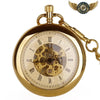L'Audace - Montre Gousset Open Heart Mécanique Dorée 50mm - Vue 1 - Gousset-heritage