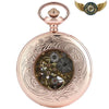 L'Audace - Montre de Poche Squelette Demi-Chasseur Or Rose - Vue 2 - Gousset-heritage