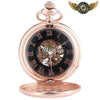 L'Audace - Montre de Poche Squelette Demi-Chasseur Or Rose - Vue 3 - Gousset-heritage